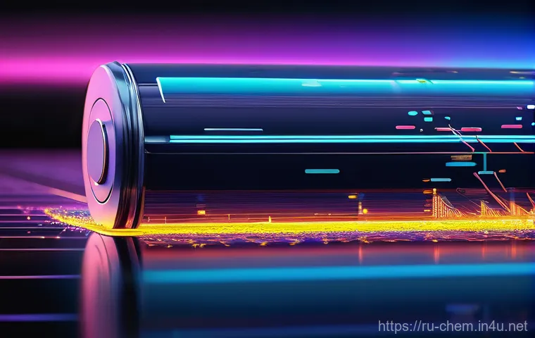전기화학적 이론 - **Prompt:** A detailed, brightly lit cross-section of a modern lithium-ion battery (like those found...